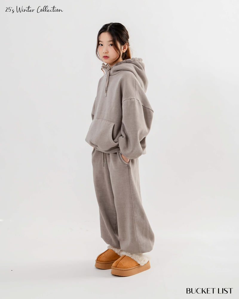 Bucket List - Korean Children Fashion - #childofig - Fleece Jogger Pants - 10