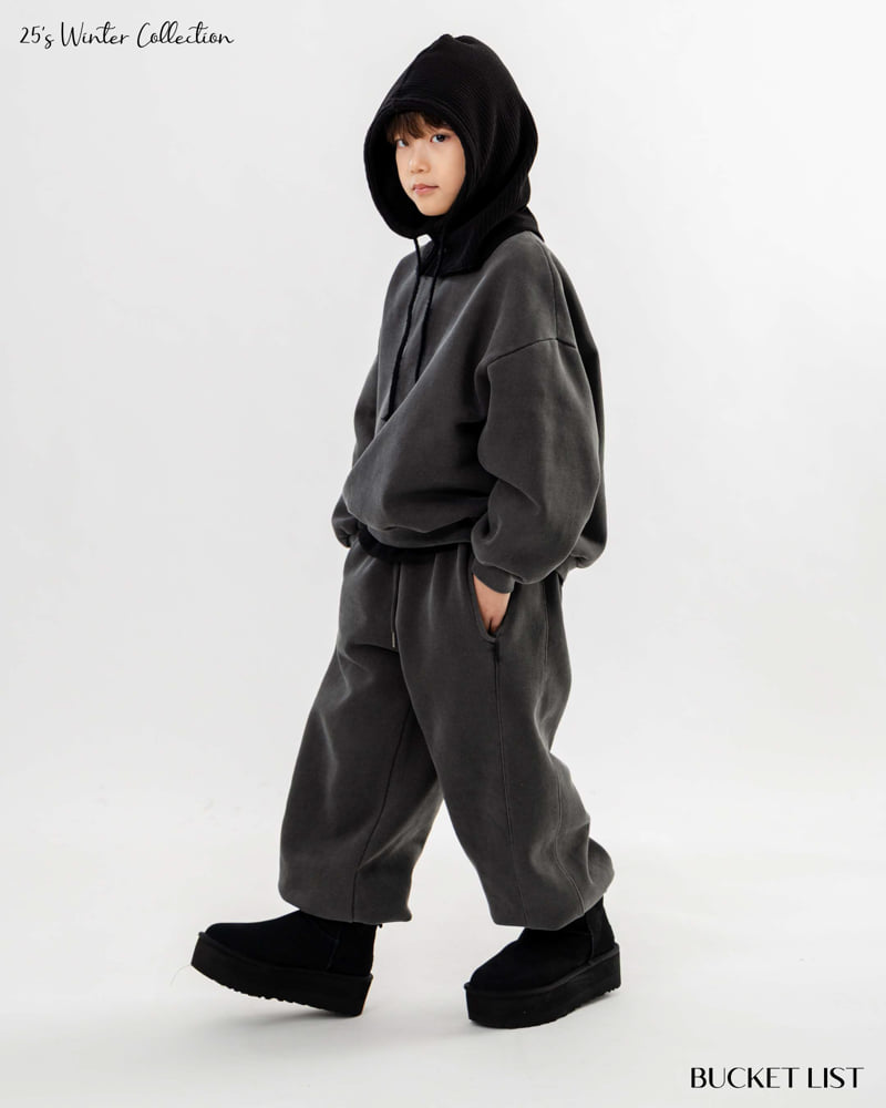 Bucket List - Korean Children Fashion - #childofig - Fleece Jogger Pants - 11