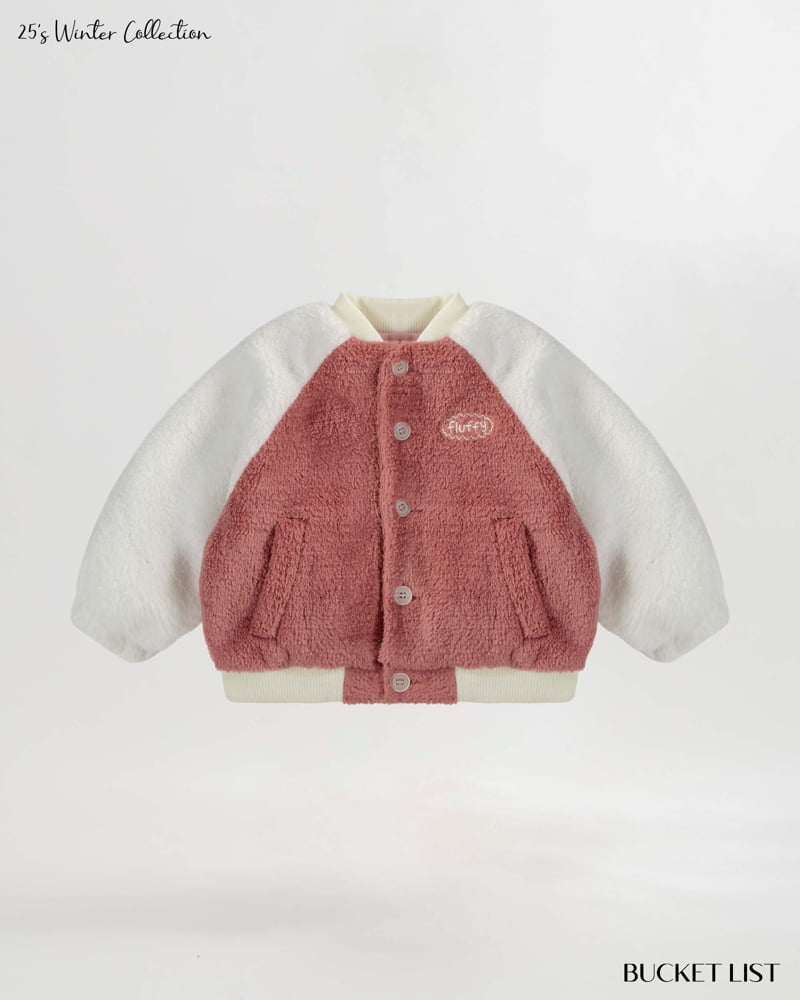 Bucket List - Korean Children Fashion - #childofig - Fluffy Raglan Jacket - 8