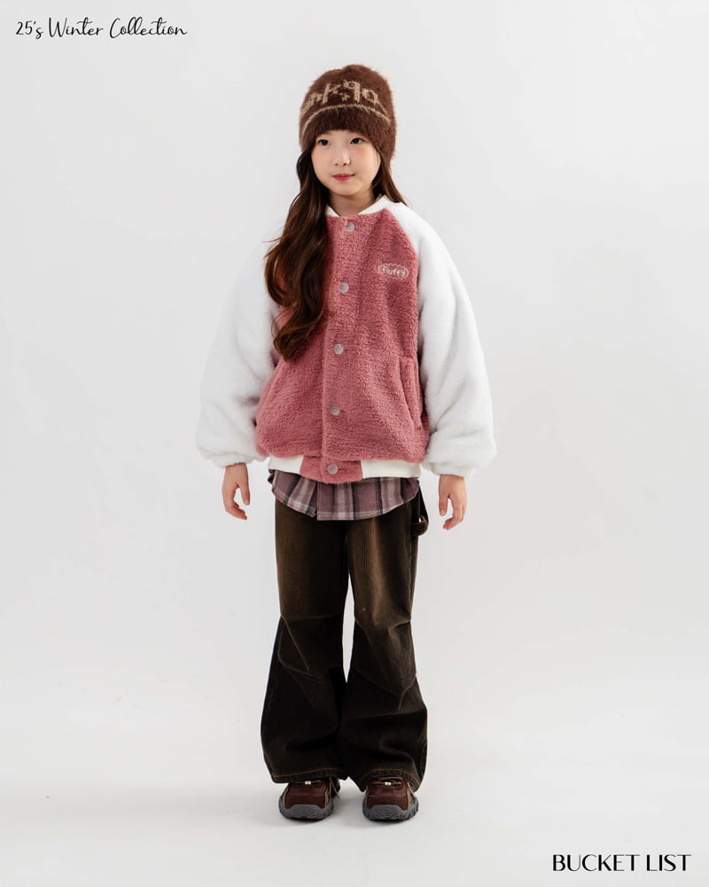 Bucket List - Korean Children Fashion - #childofig - Fluffy Raglan Jacket - 9