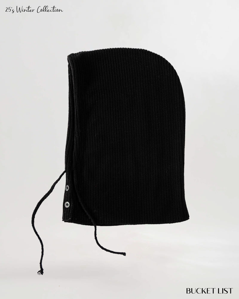 Bucket List - Korean Children Fashion - #childofig - Ribbed Balaclava - 7