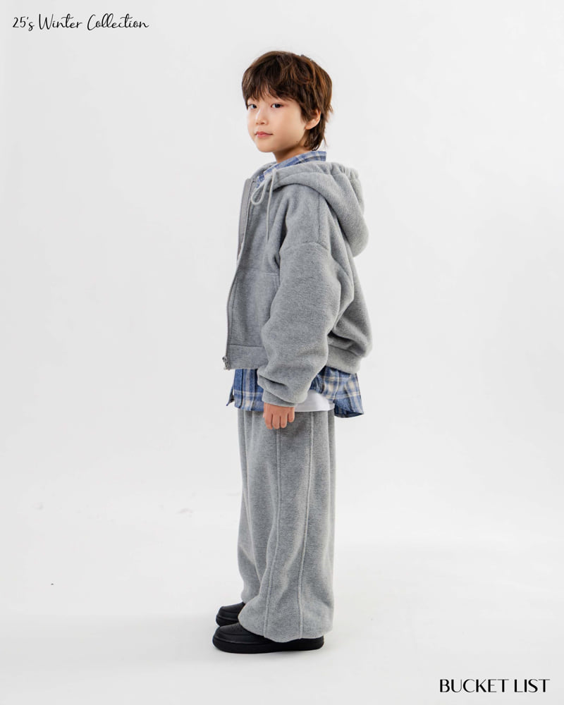 Bucket List - Korean Children Fashion - #childofig - Clean Fleece Hoodie - 5