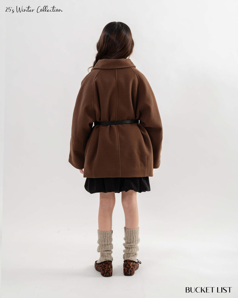 Bucket List - Korean Children Fashion - #childofig - Balloon Half Coat - 5