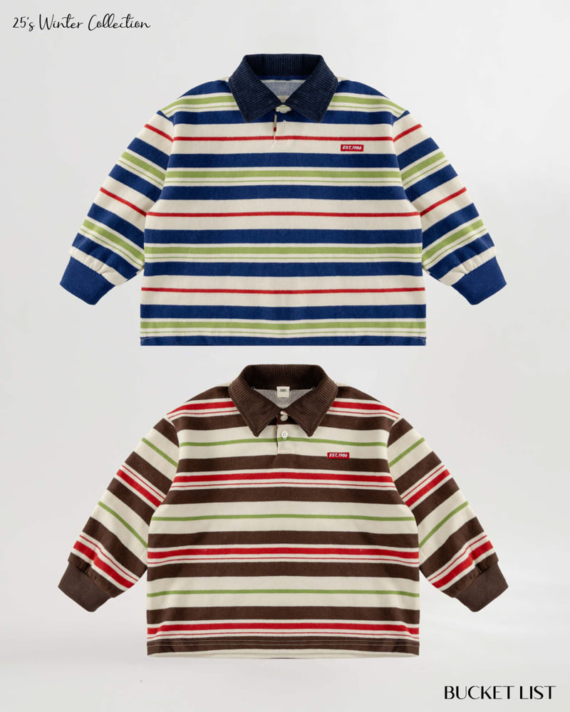 Bucket List - Korean Children Fashion - #childofig - Multi Collar Tee