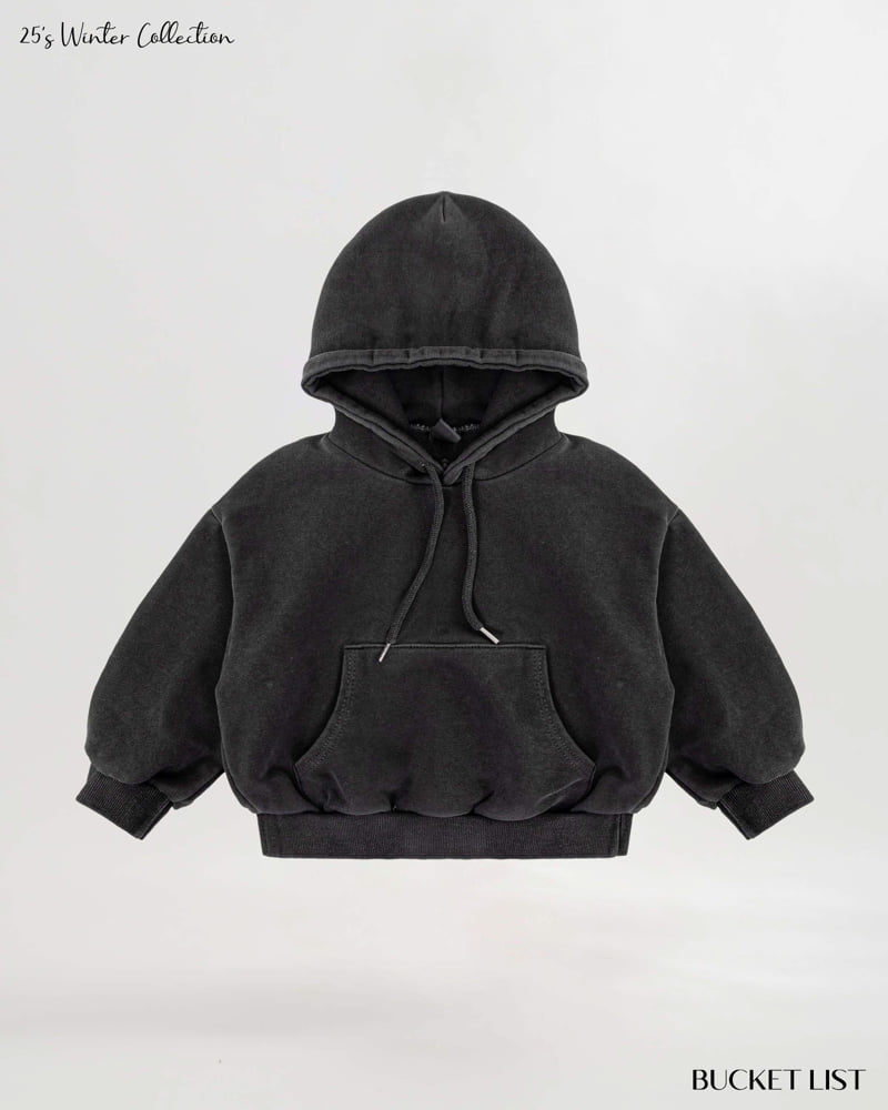 Bucket List - Korean Children Fashion - #childofig - Fleece Hoodie - 11