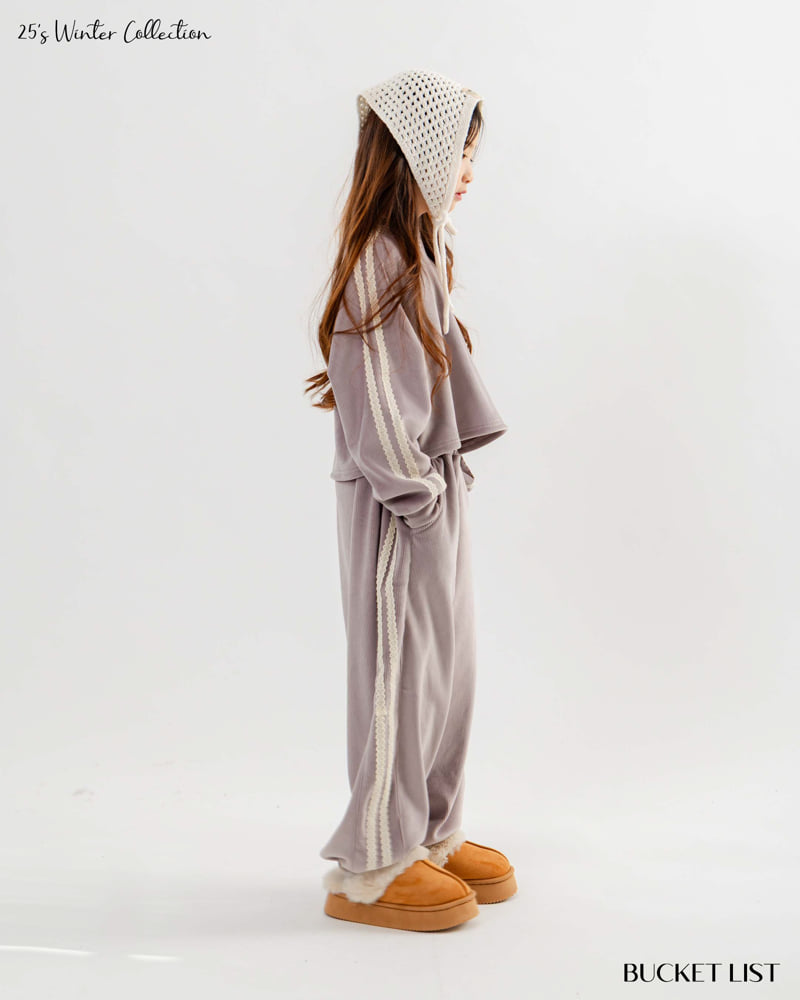 Bucket List - Korean Children Fashion - #childrensboutique - Mink Track Jogger Pants - 10