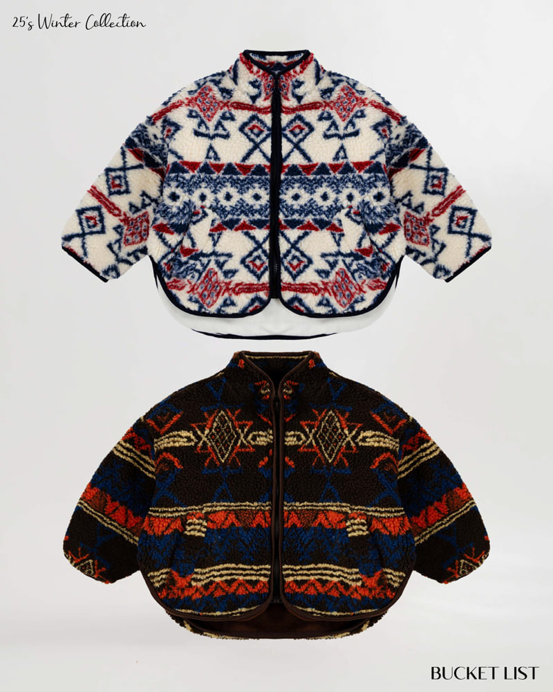 Bucket List - Korean Children Fashion - #childrensboutique - Indian Fleece Jacket