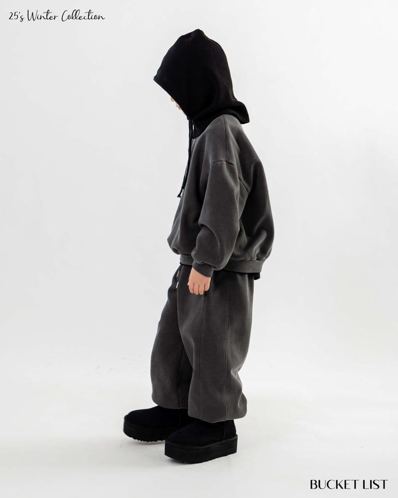 Bucket List - Korean Children Fashion - #childrensboutique - Fleece Jogger Pants - 12