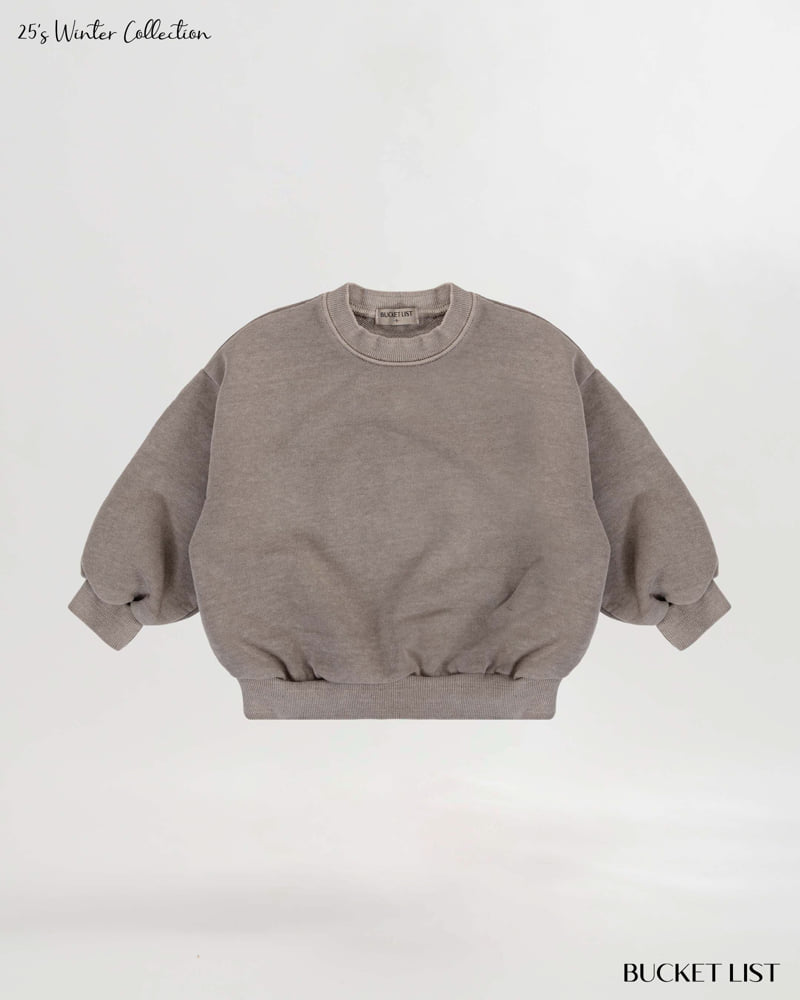 Bucket List - Korean Children Fashion - #childrensboutique - Fleece Sweatshirt - 5