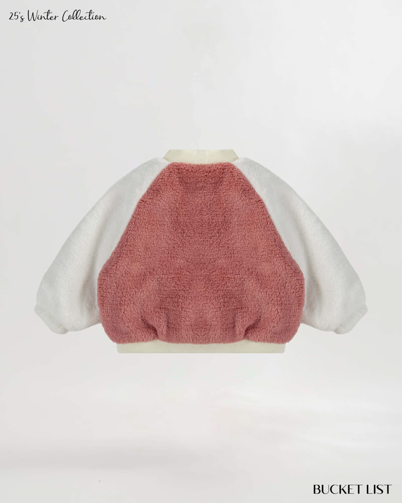 Bucket List - Korean Children Fashion - #designkidswear - Fluffy Raglan Jacket - 11