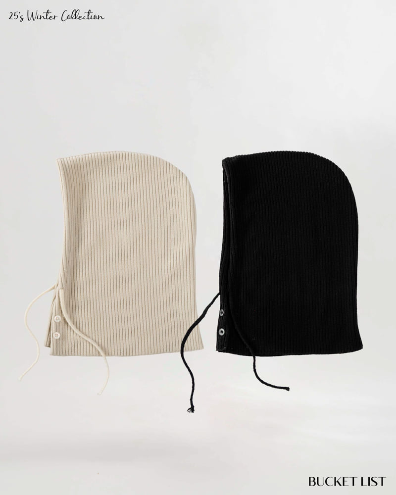Bucket List - Korean Children Fashion - #designkidswear - Ribbed Balaclava - 10