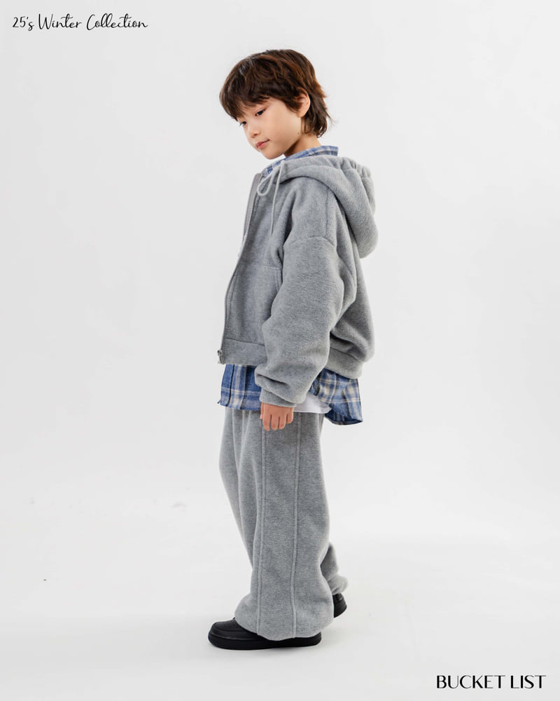 Bucket List - Korean Children Fashion - #designkidswear - Clean Fleece Hoodie - 8