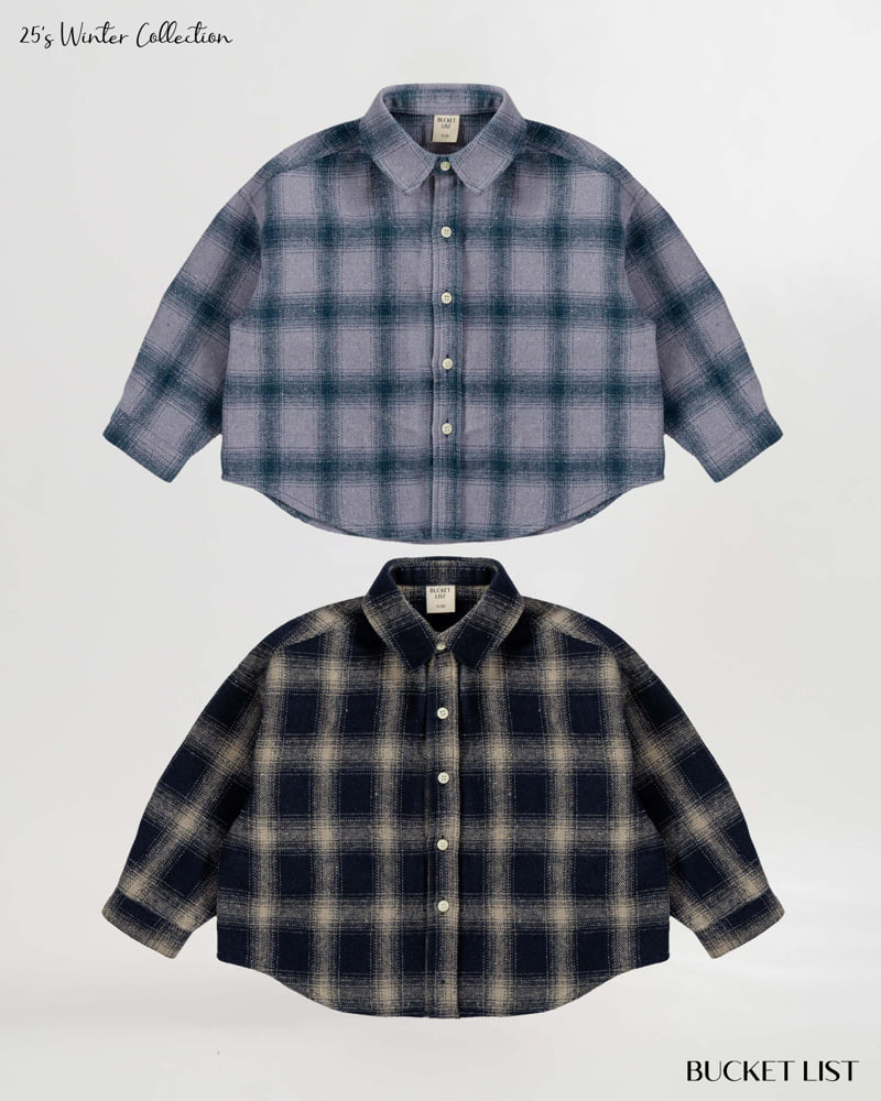 Bucket List - Korean Children Fashion - #designkidswear - Check Shirt - 3