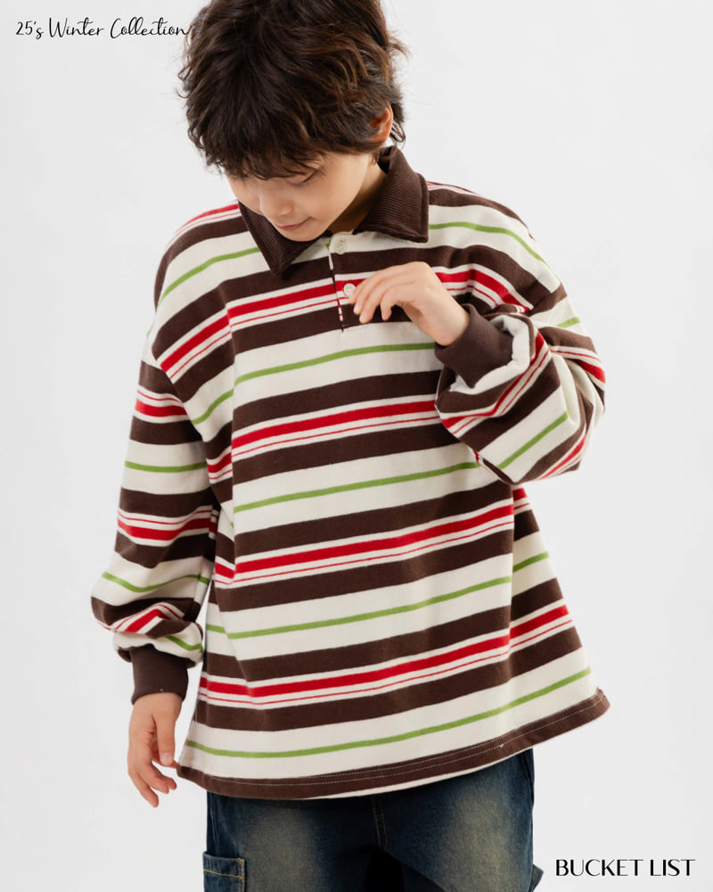 Bucket List - Korean Children Fashion - #designkidswear - Multi Collar Tee - 3