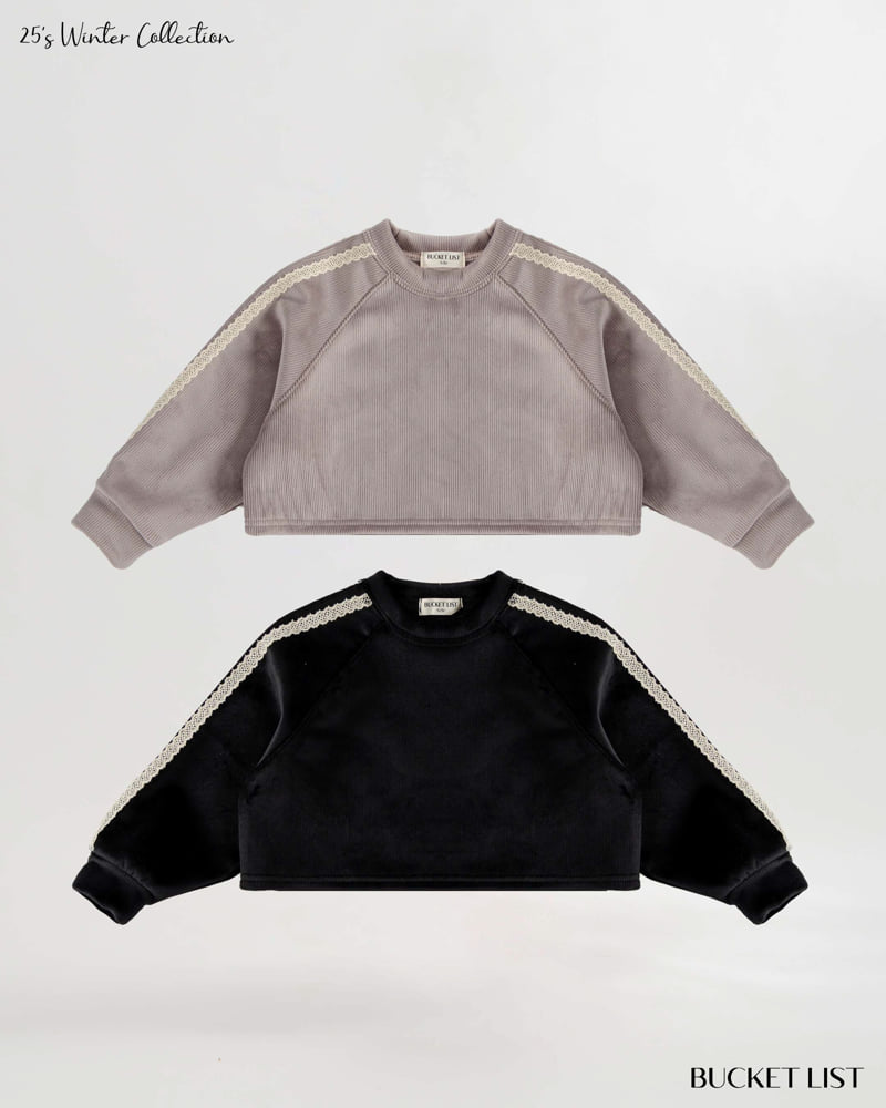 Bucket List - Korean Children Fashion - #designkidswear - Mink Crop Tee