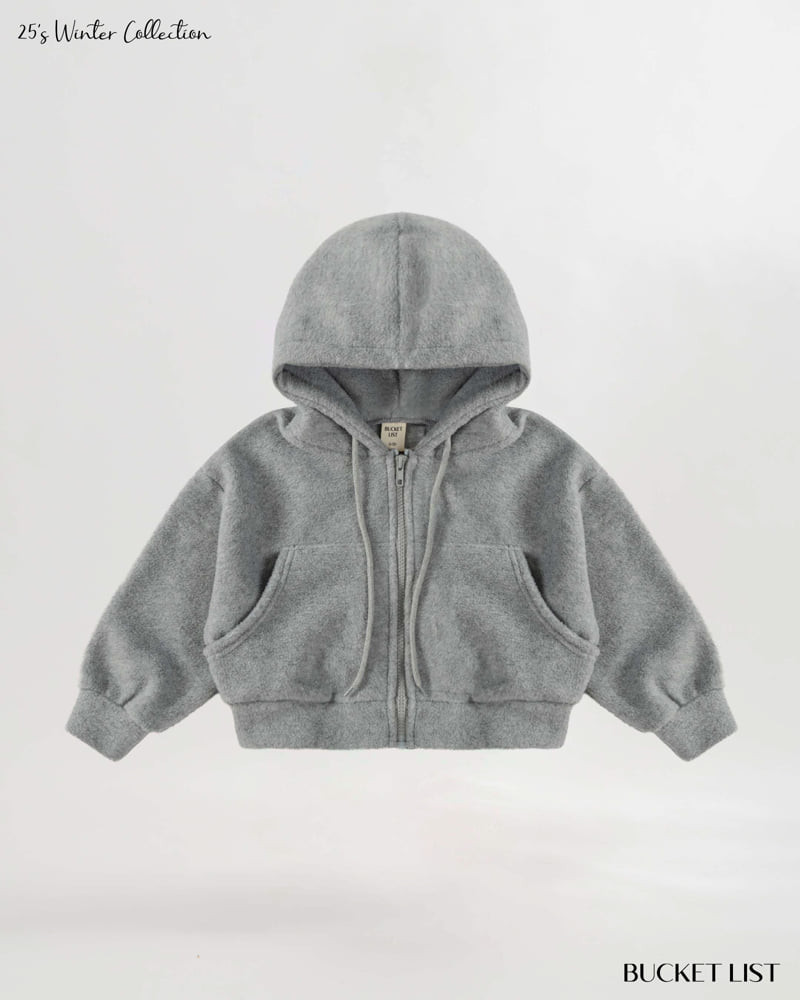 Bucket List - Korean Children Fashion - #discoveringself - Clean Fleece Hoodie - 9