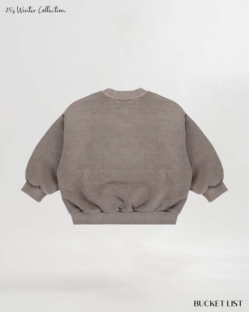 Bucket List - Korean Children Fashion - #discoveringself - Fleece Sweatshirt - 7