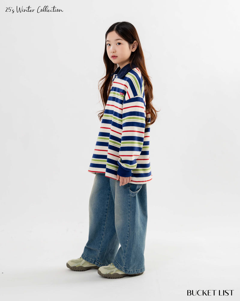 Bucket List - Korean Children Fashion - #designkidswear - Multi Collar Tee - 4
