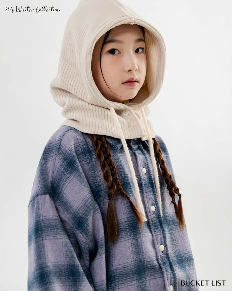 Bucket List - Korean Children Fashion - #fashionkids - Ribbed Balaclava - 12