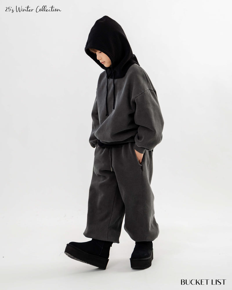 Bucket List - Korean Children Fashion - #fashionkids - Fleece Sweatshirt - 8