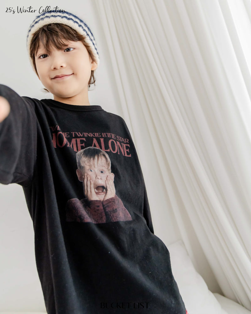 Bucket List - Korean Children Fashion - #discoveringself - Alone Tee - 4