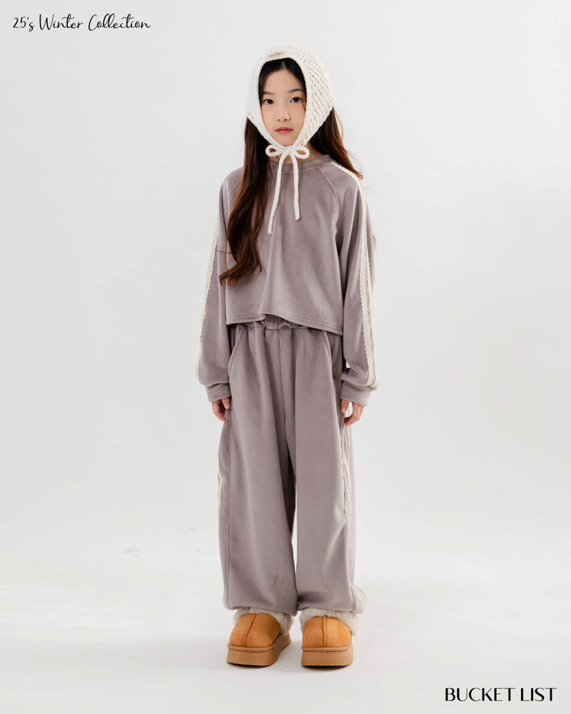 Bucket List - Korean Children Fashion - #fashionkids - Mink Crop Tee - 3