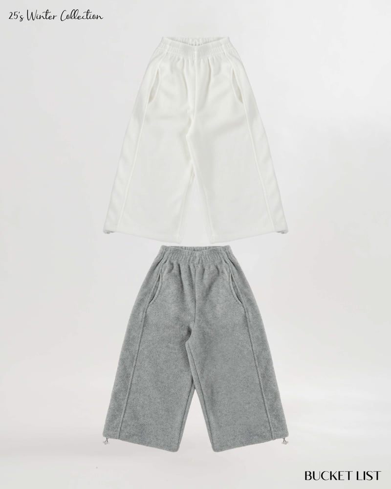 Bucket List - Korean Children Fashion - #kidsshorts - Clean Wide Pants - 12