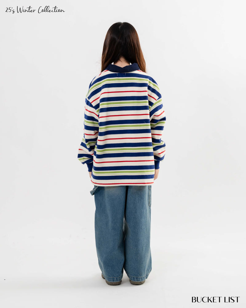 Bucket List - Korean Children Fashion - #kidsshorts - Multi Collar Tee - 6