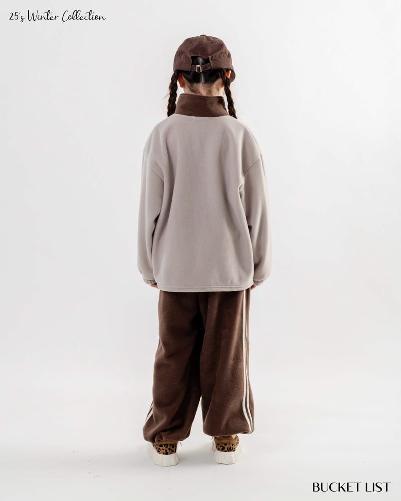 Bucket List - Korean Children Fashion - #kidsshorts - Fleece Color Tee - 3