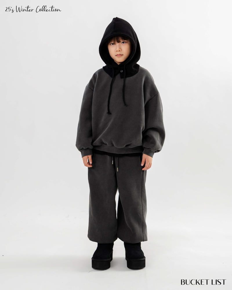 Bucket List - Korean Children Fashion - #kidsstore - Fleece Jogger Pants - 3
