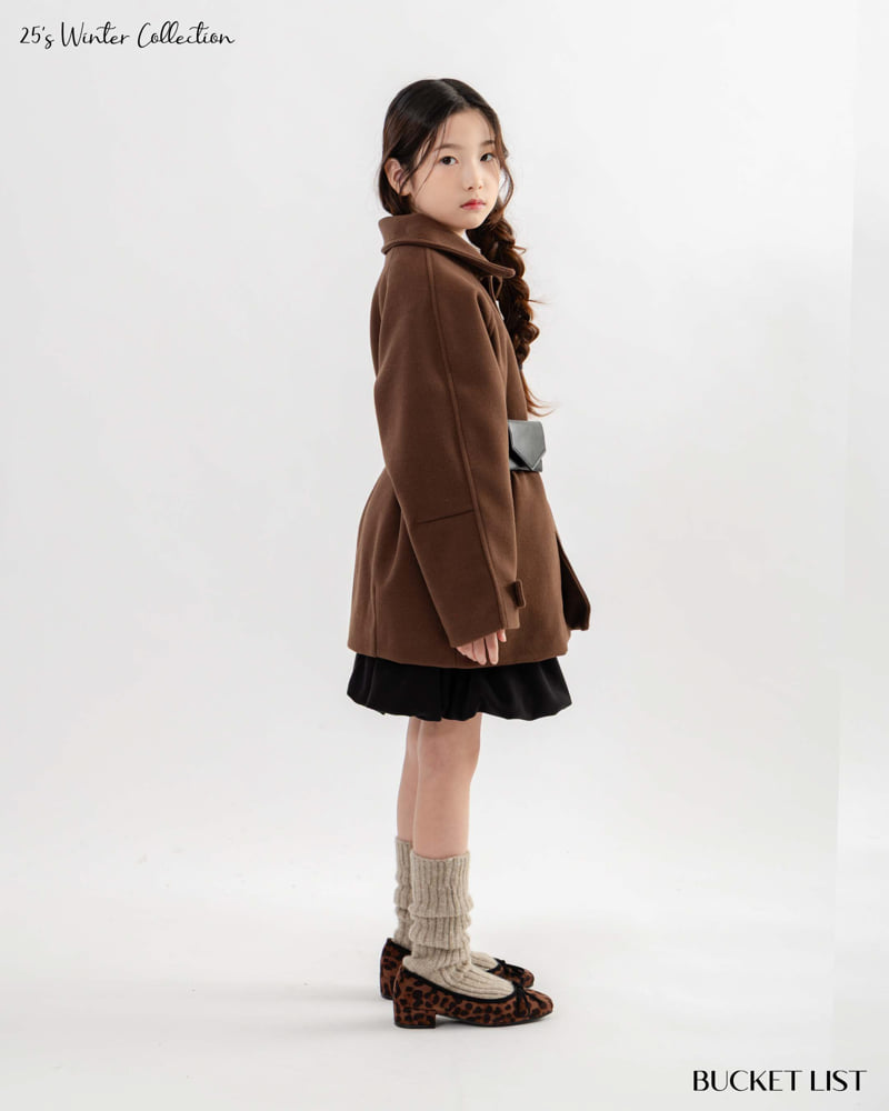 Bucket List - Korean Children Fashion - #kidsstore - Balloon Half Coat - 11