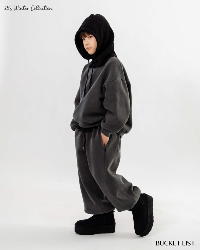 Bucket List - Korean Children Fashion - #kidsstore - Fleece Sweatshirt - 10