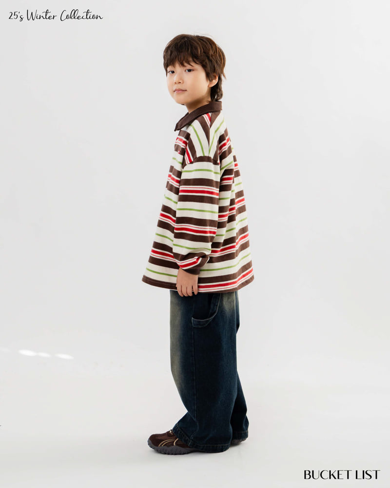 Bucket List - Korean Children Fashion - #kidsstore - Multi Collar Tee - 7