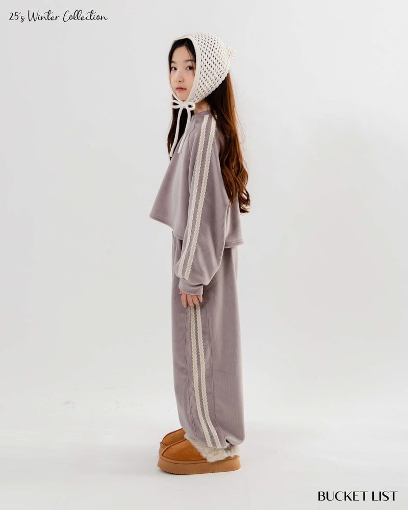 Bucket List - Korean Children Fashion - #kidsstore - Mink Crop Tee - 5