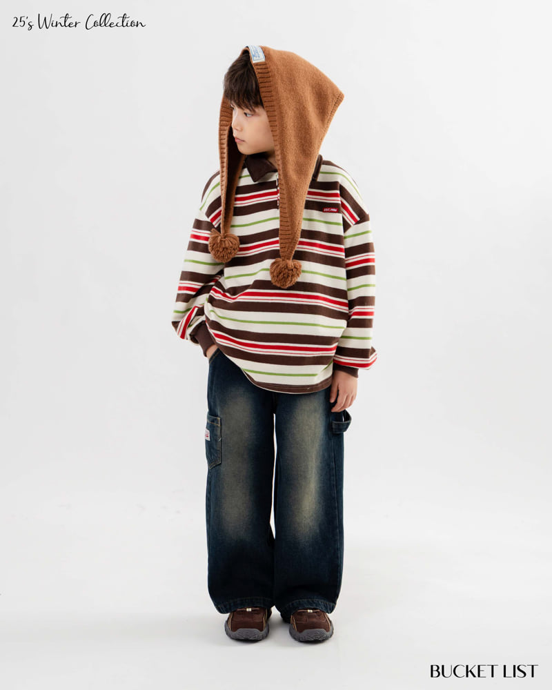 Bucket List - Korean Children Fashion - #kidsstore - Point Denim Pants - 3