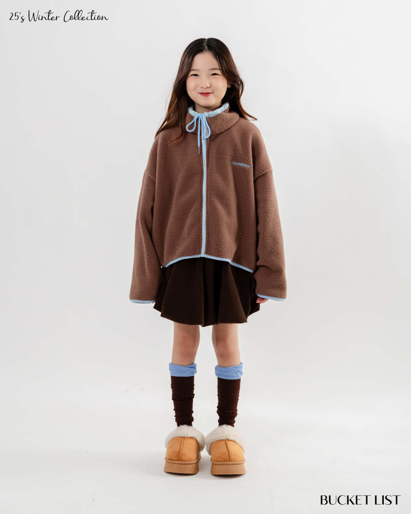 Bucket List - Korean Children Fashion - #kidzfashiontrend - Balloon Fleece Skirt - 9