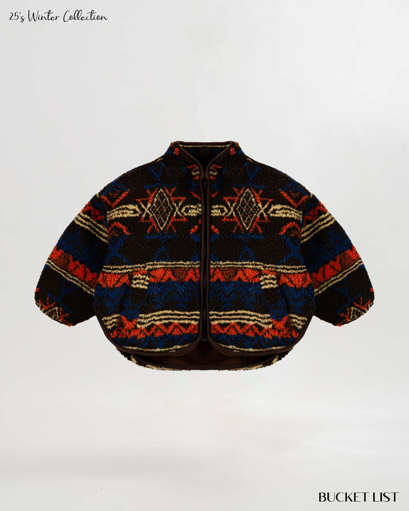 Bucket List - Korean Children Fashion - #kidzfashiontrend - Indian Fleece Jacket - 7