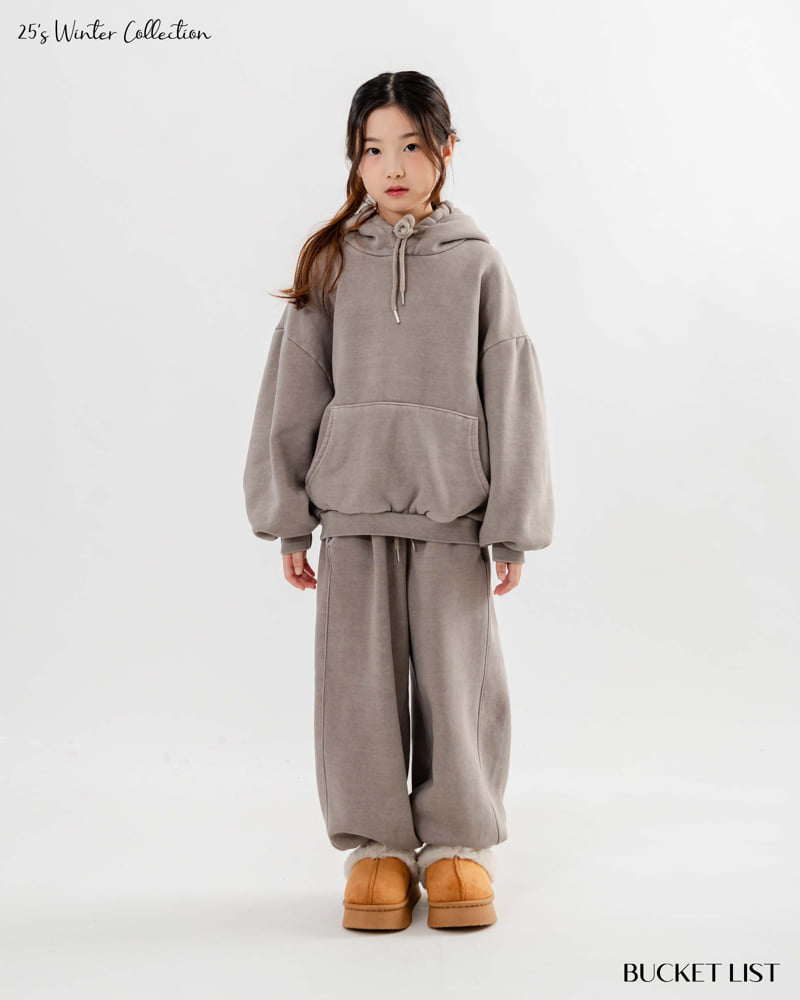 Bucket List - Korean Children Fashion - #kidsstore - Fleece Jogger Pants - 4