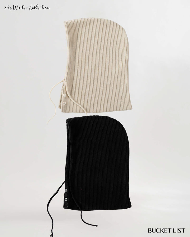 Bucket List - Korean Children Fashion - #kidzfashiontrend - Ribbed Balaclava