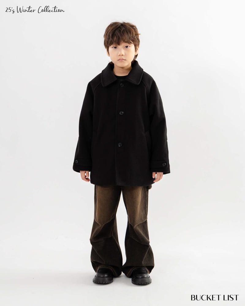 Bucket List - Korean Children Fashion - #kidzfashiontrend - Balloon Half Coat - 12