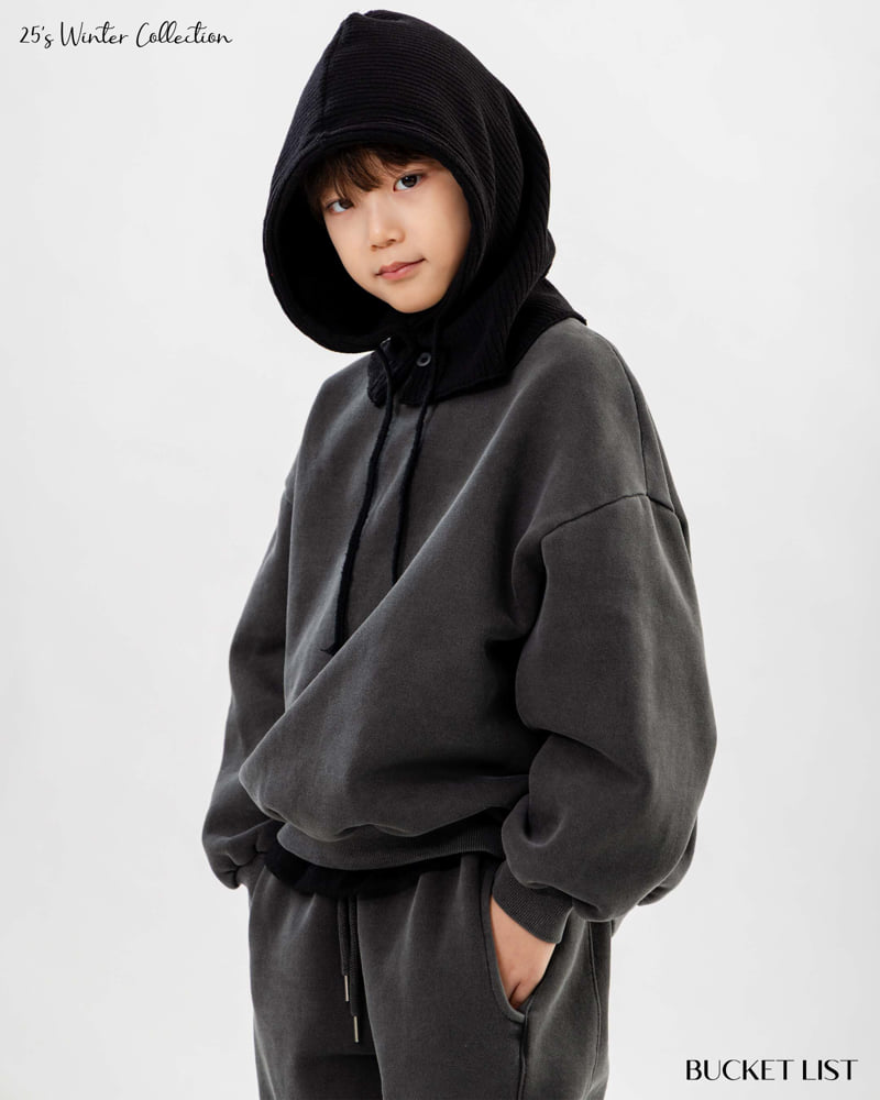 Bucket List - Korean Children Fashion - #kidzfashiontrend - Fleece Sweatshirt - 11