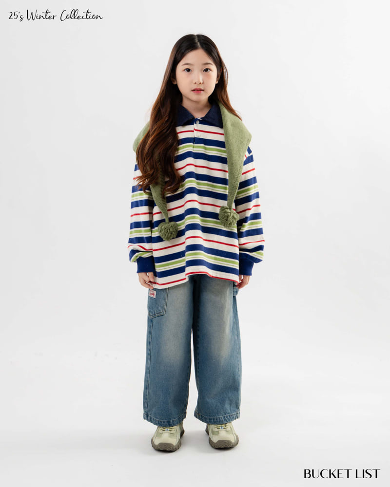 Bucket List - Korean Children Fashion - #kidsstore - Point Denim Pants - 4