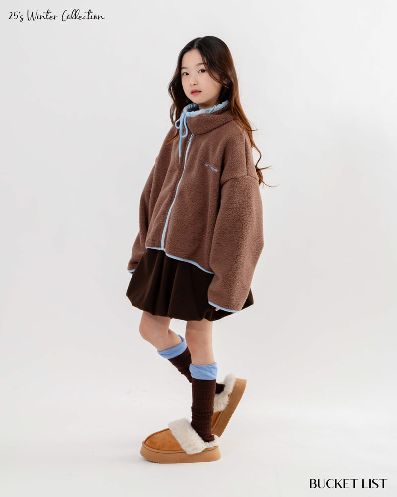 Bucket List - Korean Children Fashion - #littlefashionista - Balloon Fleece Skirt - 11
