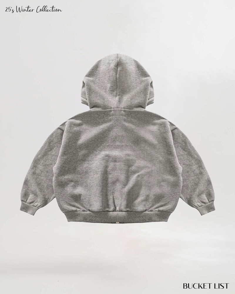 Bucket List - Korean Children Fashion - #littlefashionista - Fleece Two Way Zip-Up Hoodie - 10