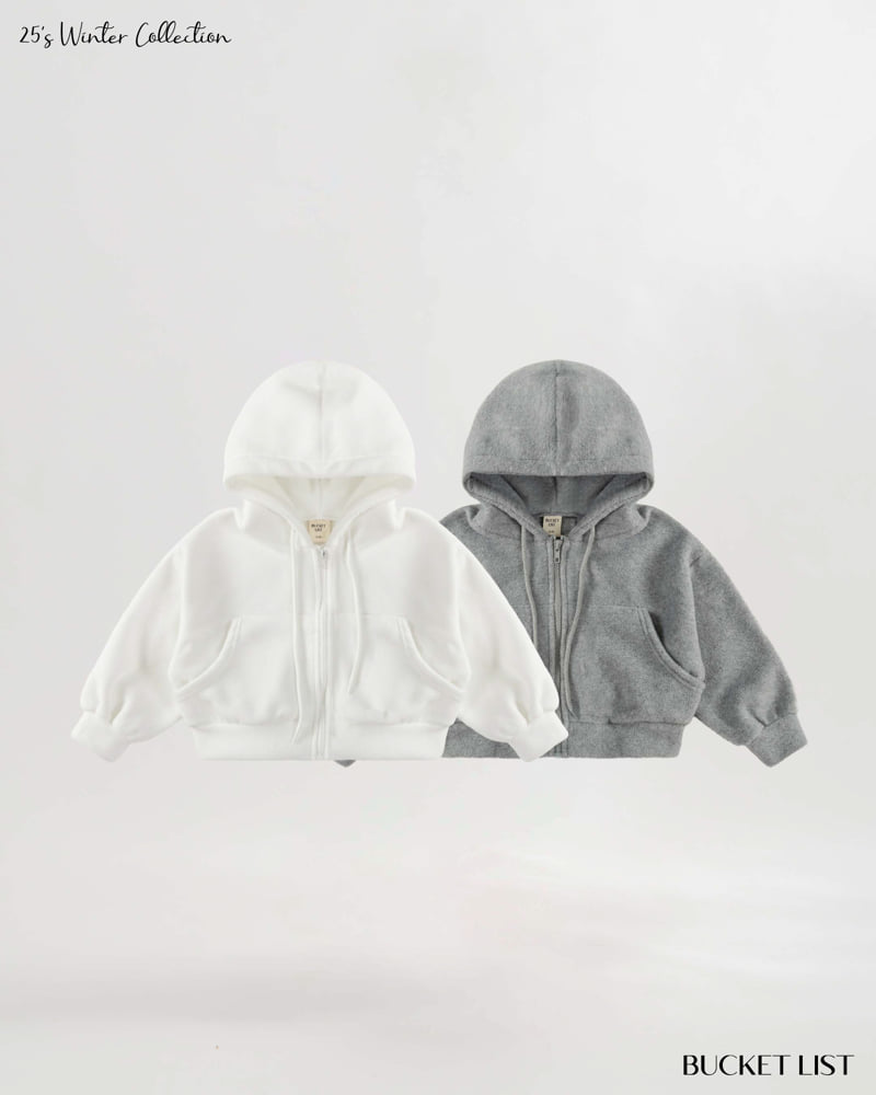 Bucket List - Korean Children Fashion - #littlefashionista - Clean Fleece Hoodie