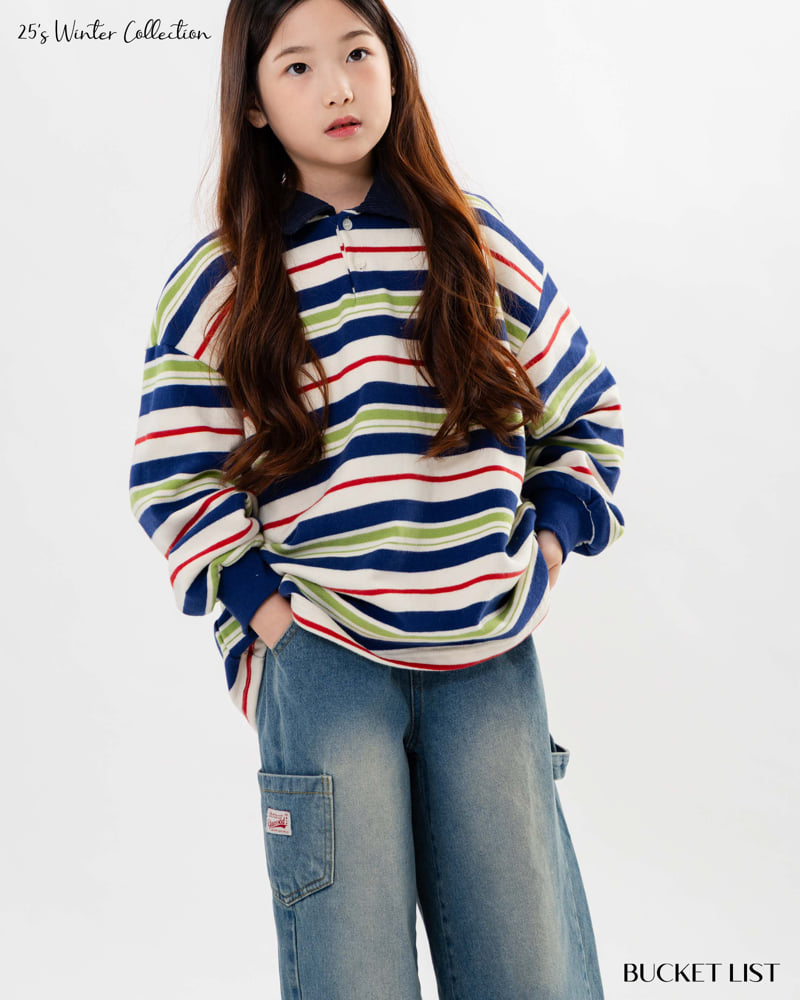 Bucket List - Korean Children Fashion - #littlefashionista - Multi Collar Tee - 10