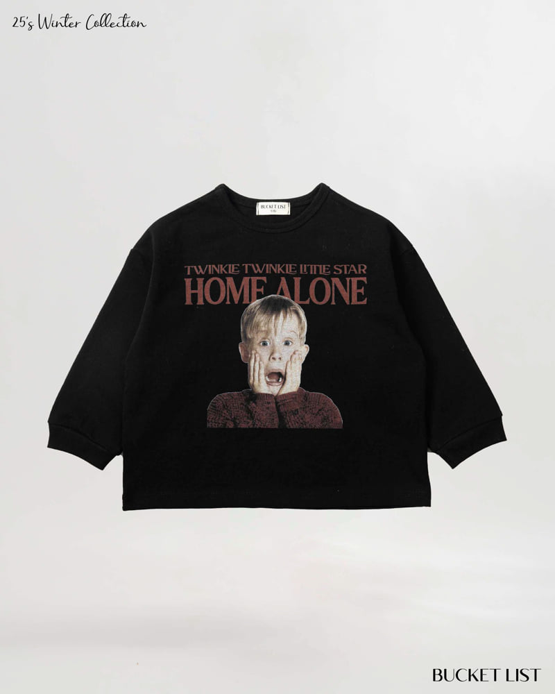 Bucket List - Korean Children Fashion - #littlefashionista - Alone Tee - 9