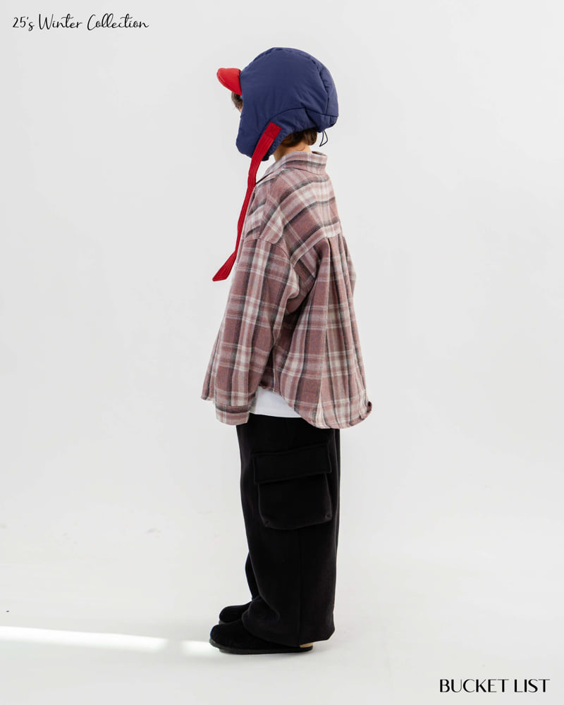 Bucket List - Korean Children Fashion - #magicofchildhood - Fleece Embossed Cargo Jogger Pants - 9