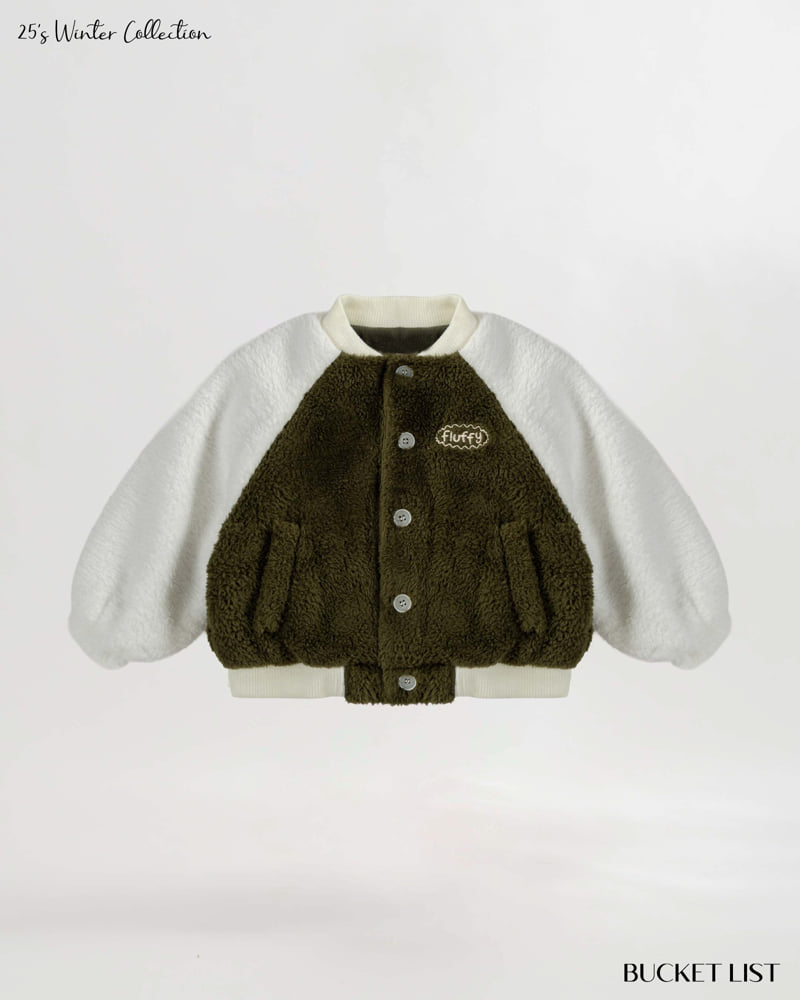 Bucket List - Korean Children Fashion - #magicofchildhood - Fluffy Raglan Jacket - 5