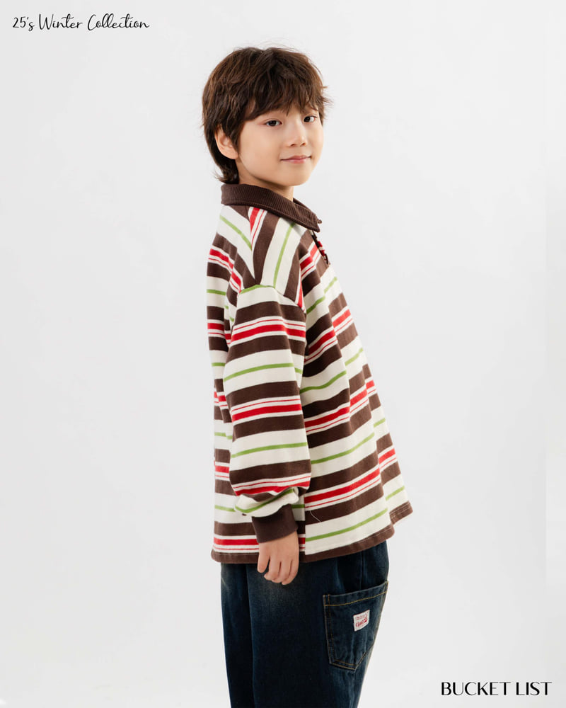 Bucket List - Korean Children Fashion - #magicofchildhood - Multi Collar Tee - 11